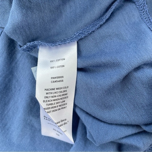 Life Is Good Men's Blue Jake Fist Pump Golf Crusher Tee, Size Medium EUC - Picture 5 of 7